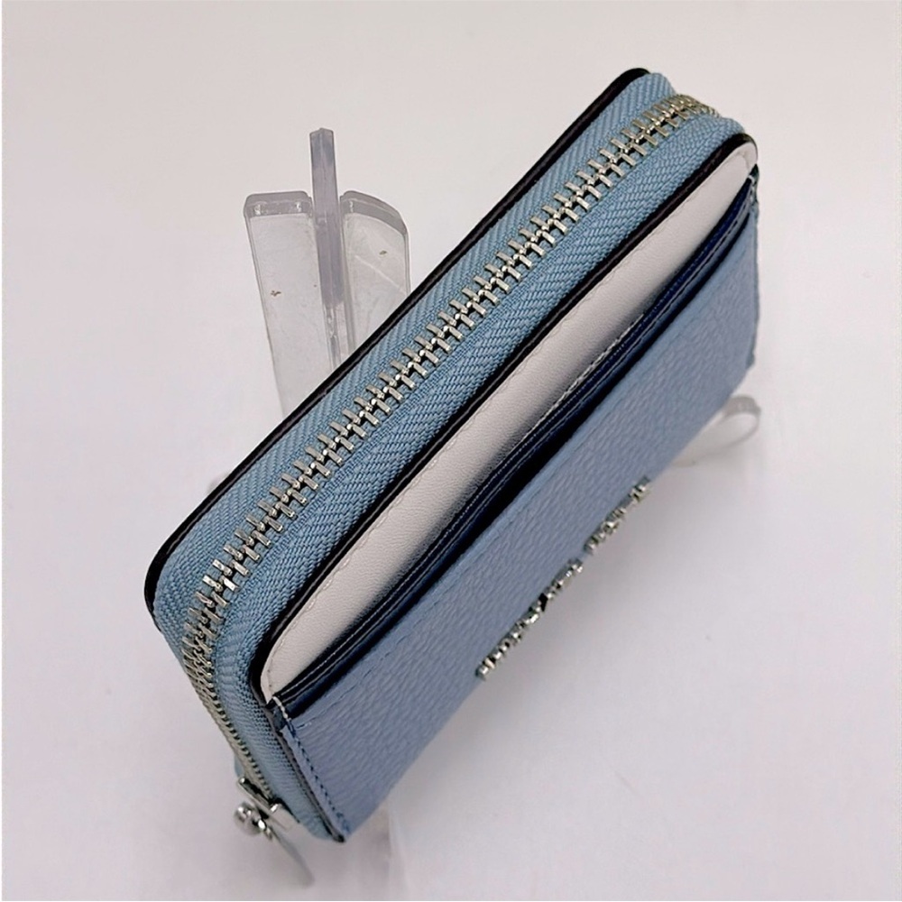 Michael Kors Jet Set Travel Medium Zip Around Color-Block Wallet Card Case - Picture 7 of 11